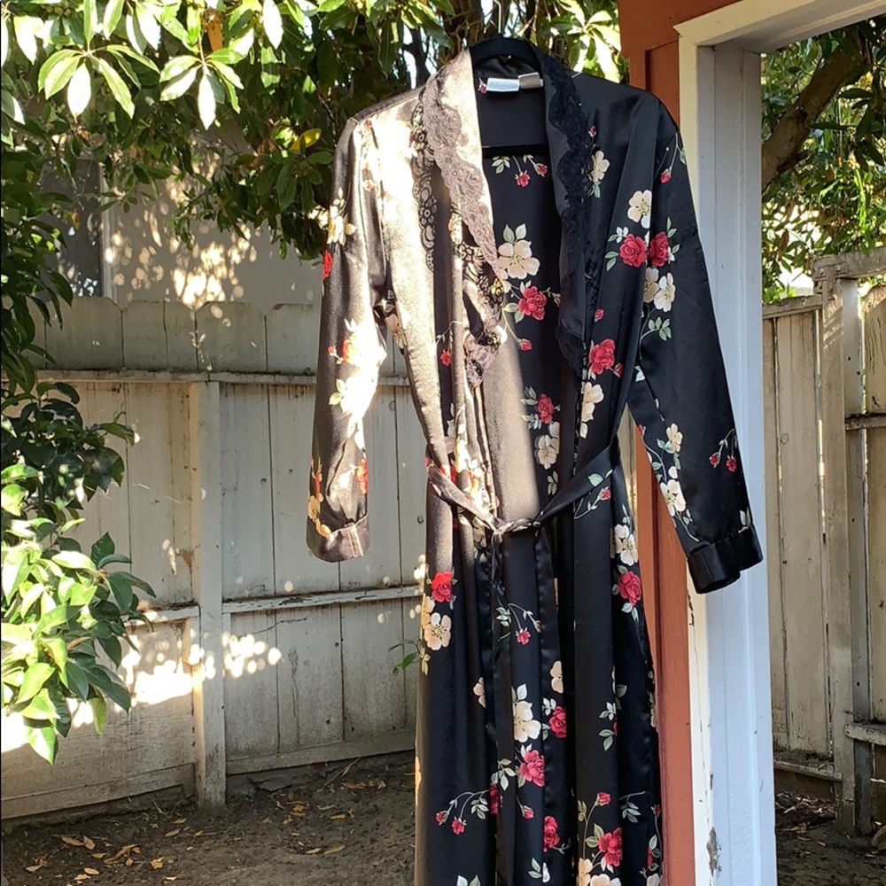 Vintage silk robe